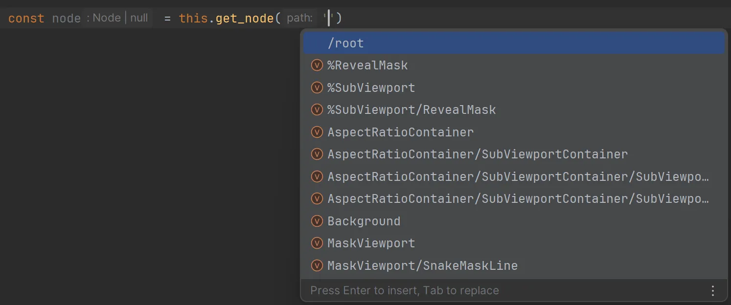 Path completion in get_node